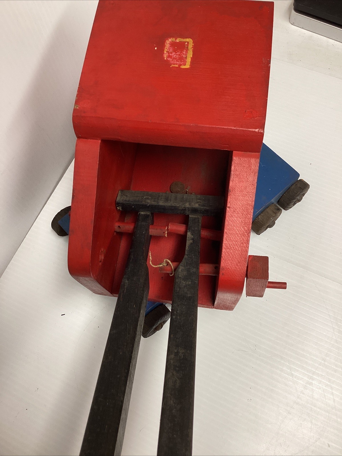 Antique 1940s Tick Tock Toys Wood & Metal Fairlawn Excavating Co. Steam Shovel