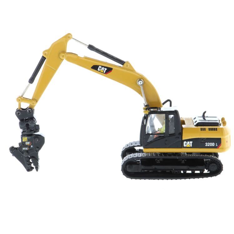 Diecast Masters 85652 Cat 320D L Hydraulic Excavator & Work Tools 1/87 Scale