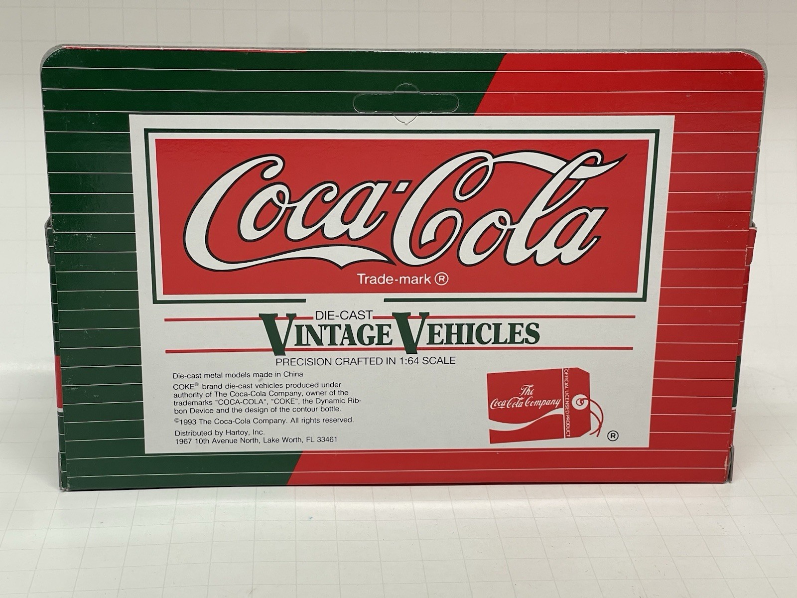 Vtg Coca-Cola Delivery Truck Atlanta Bottling 1:64 Hartoy AHL Diecast NEW NOS