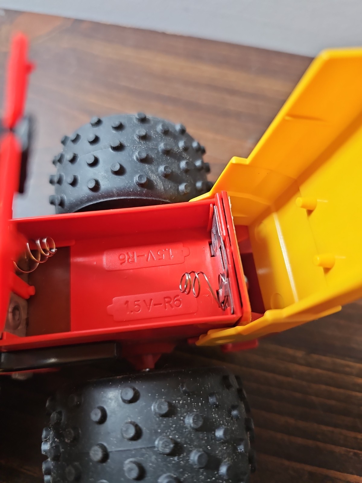 3 pcs Joustra Digger Dan’s Construction Dump Truck Tractor Trailer Battery Vtg