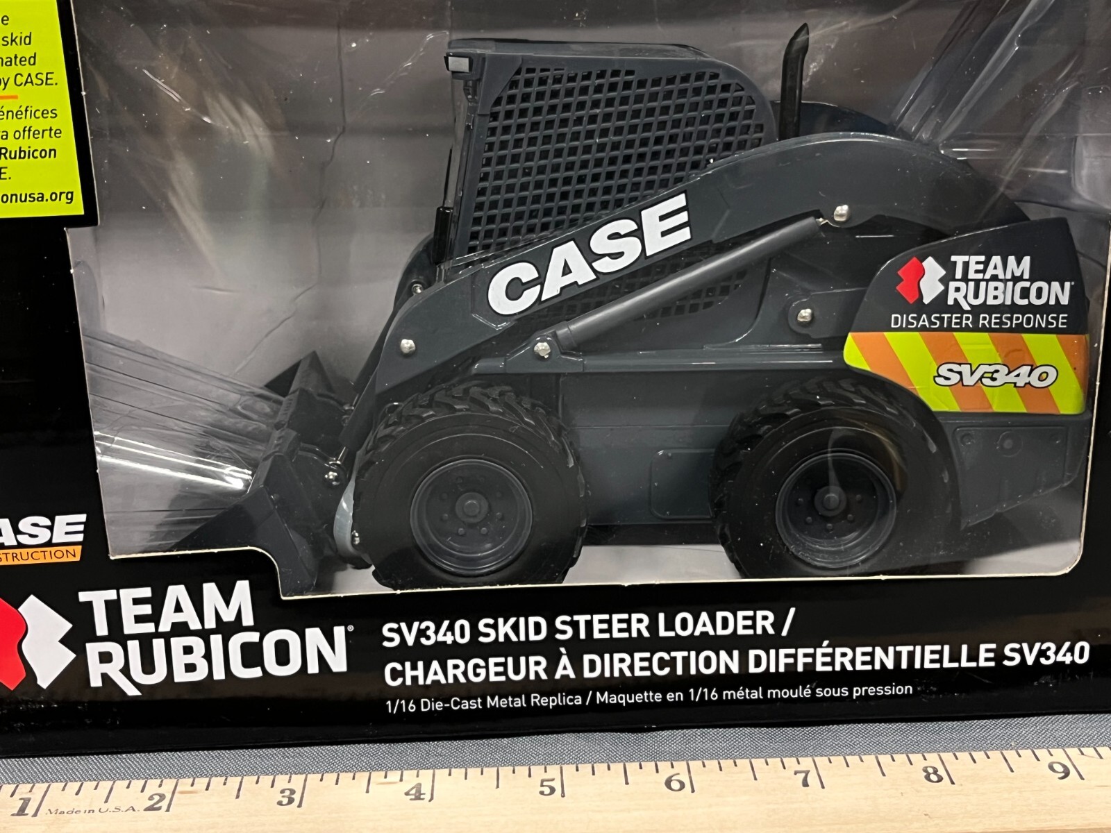 Case SV340 TEAM RUBICON Skid Steer BLACK 1:16 Ertl Diecast NIB