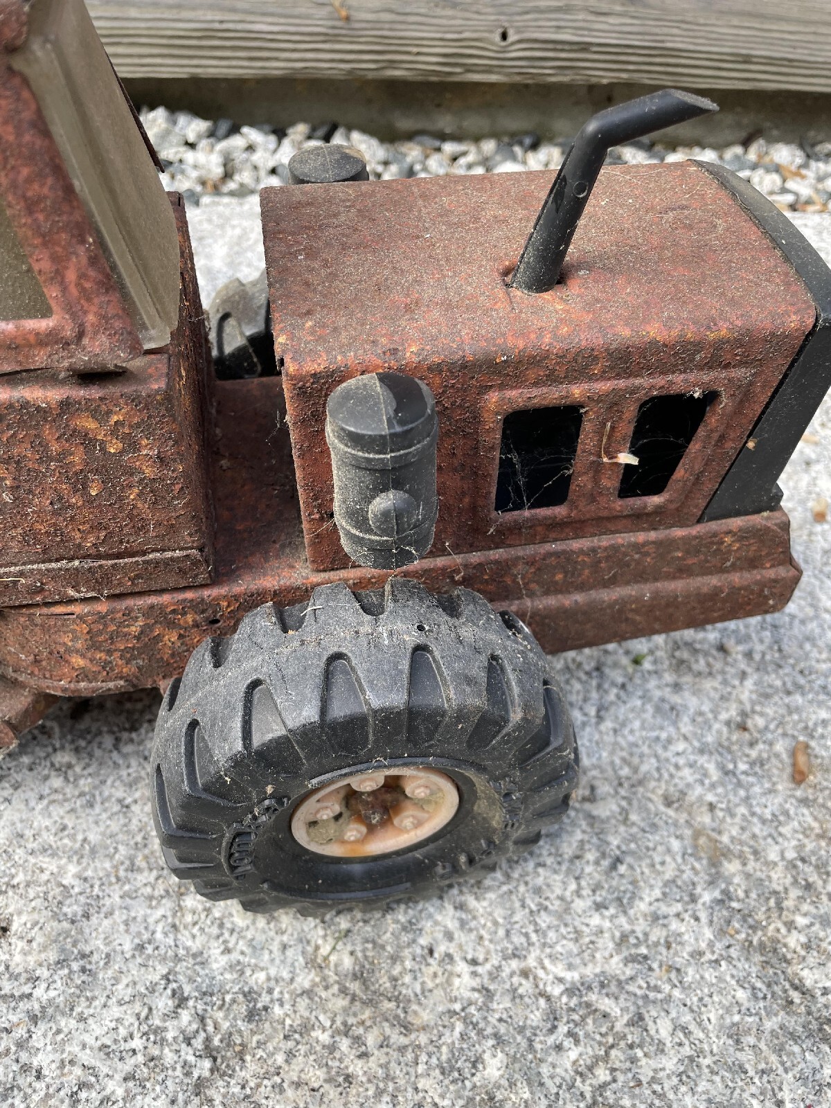 VINTAGE 1970S XMB-975 TONKA MIGHTY ROAD GRADER TOY