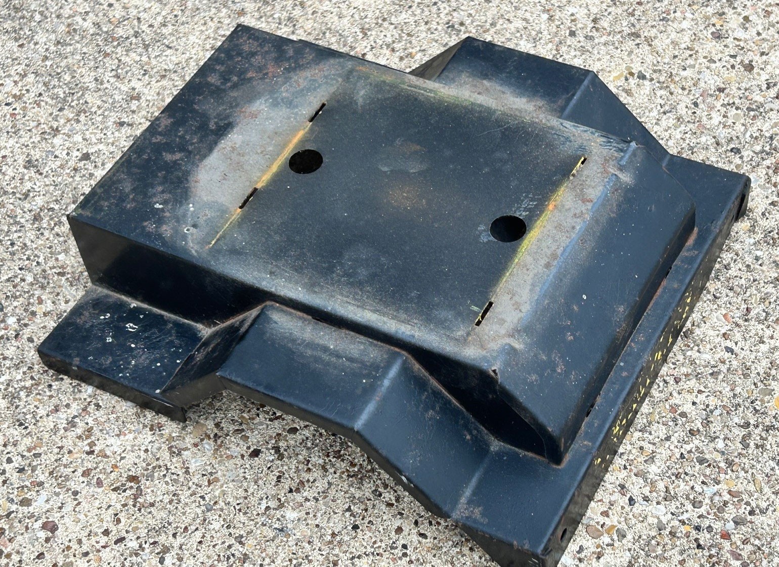 Vintage 1970’s Mighty Tonka Clamshell Crane Part – Crane Base Plate ONLY