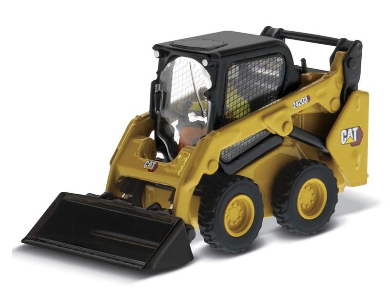 CAT Caterpillar 242D3 Skid Steer Loader 1:50 Scale Model – Diecast Masters 85676