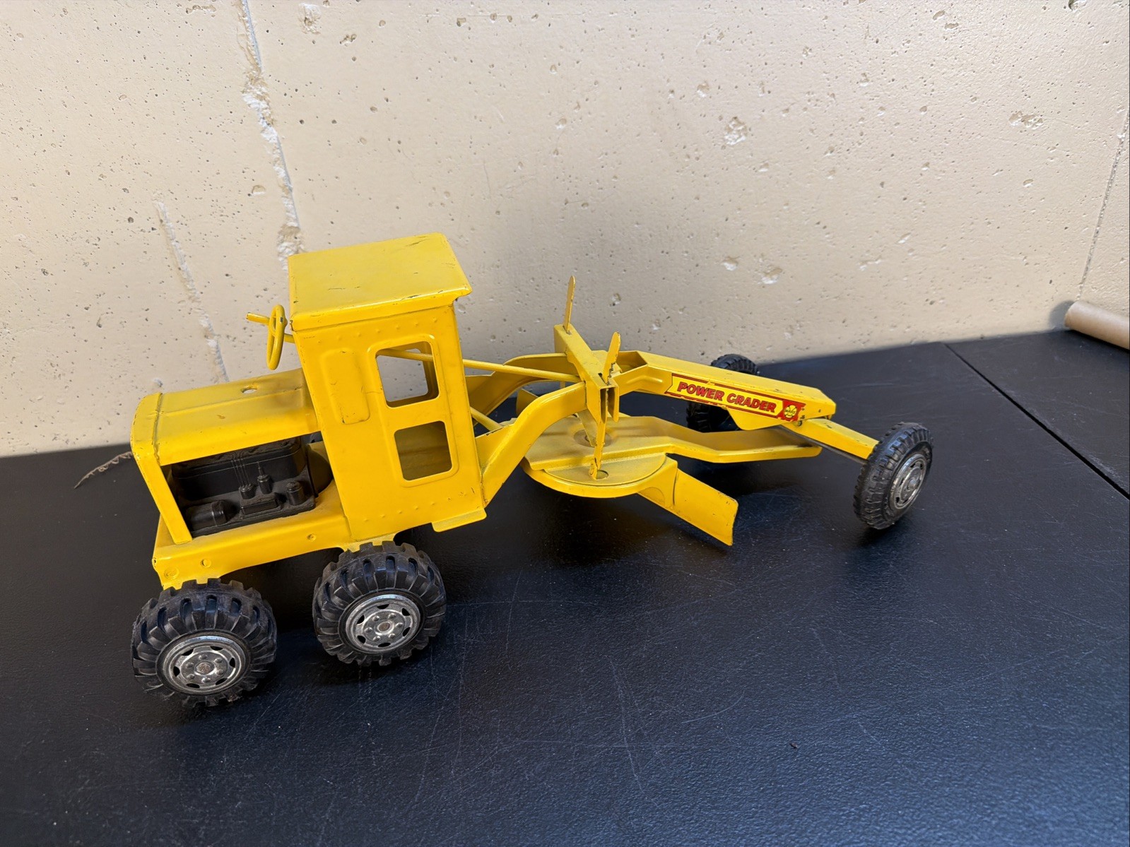 POWER GRADER – TONKA Vintage 1970’s Tonka Yellow Die Cast Metal – RARE! CLEAN