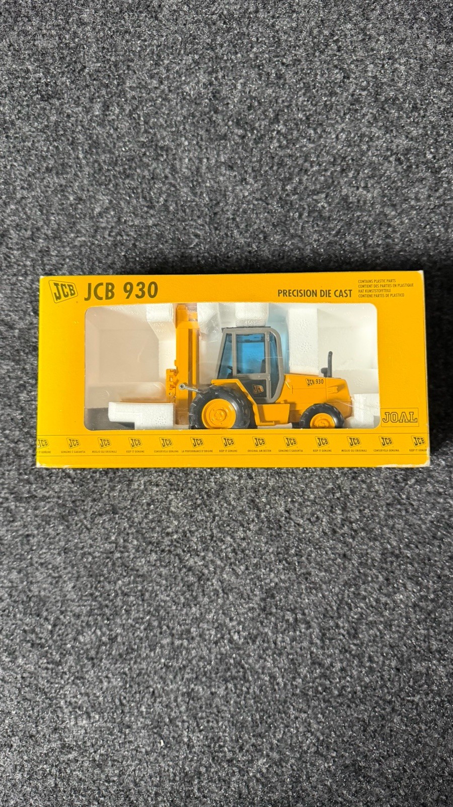 1:35 JOAL 161 JCB 930 ROUGH TERRAIN FORKLIFT TRUCK MIB