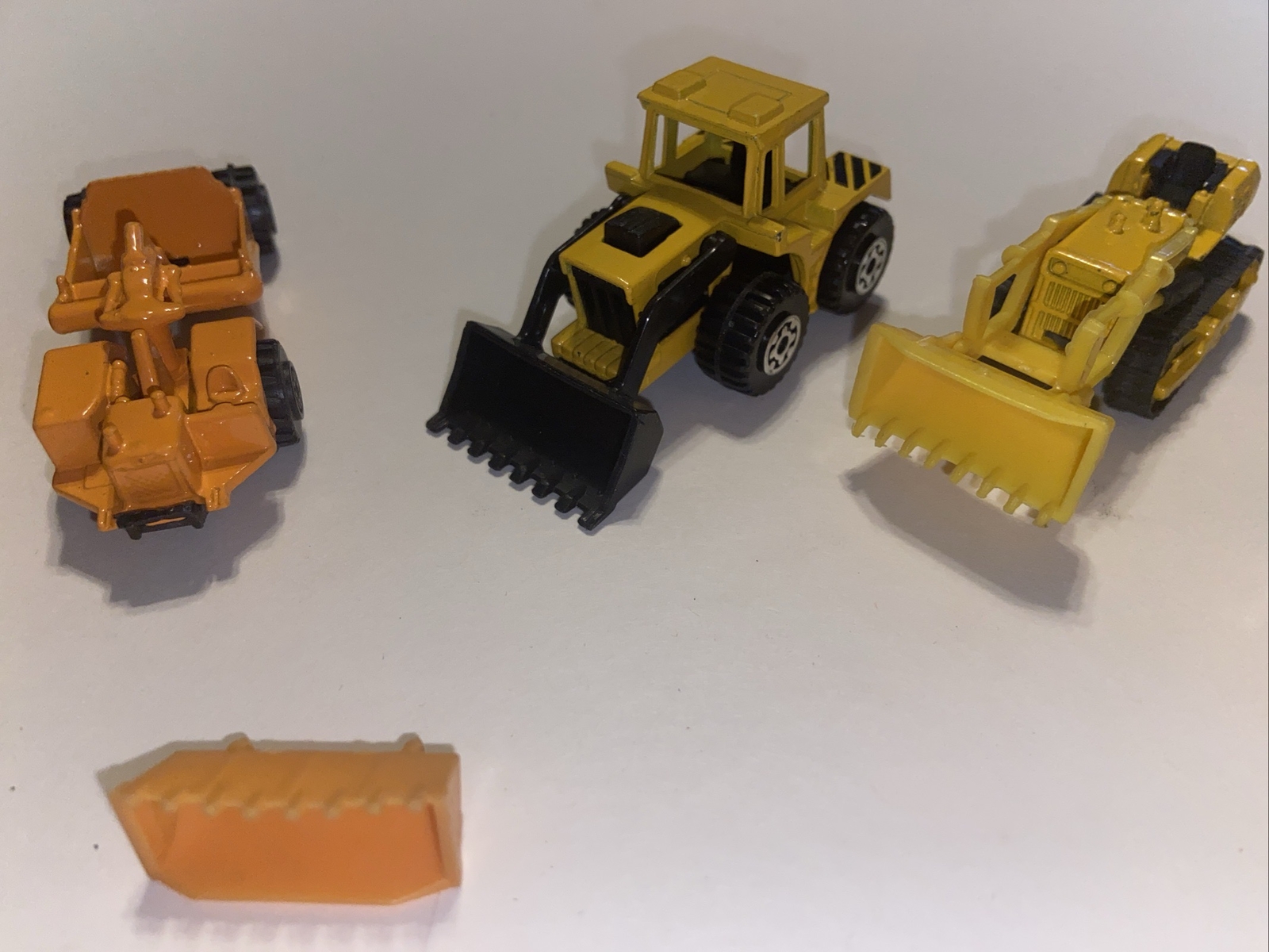 Matchbox Excavator Front Loader Blade Crane Bulldozer 6 Heavy Equipment Lot