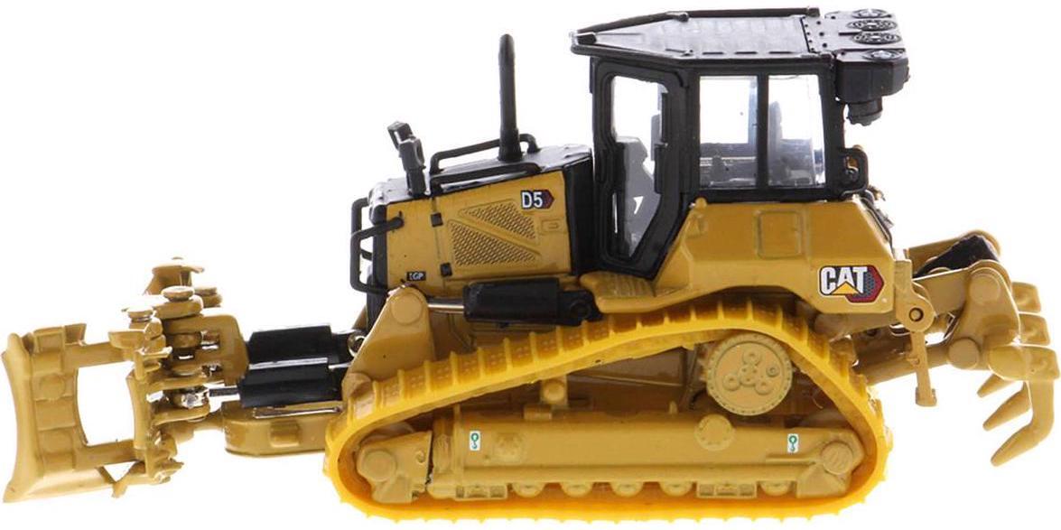 CAT Caterpillar D5 Track-Type Dozer Fine Grading Undercarriage and Blade 1/87 HO