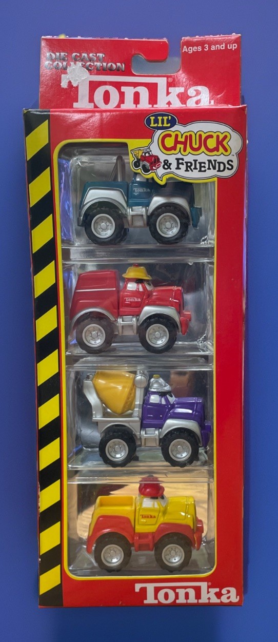 Vintage 2001 Tonka Maisto Lil Chuck and Friends Set of 4 Diecast Cars New!