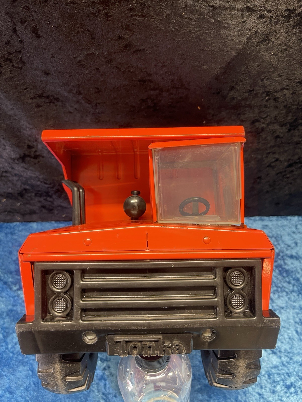 Tonka Hydraulic Dump Truck w/ Hydraulic Dump Bed Construction Toy rare orange 🍊