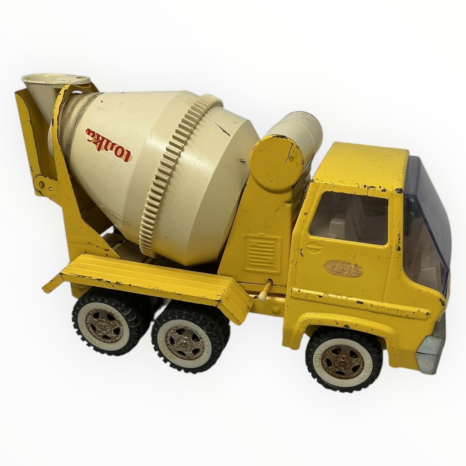 1967 Tonka Pressed Steel Construction Set 2175 4 PC Cement Mixer Dump Sandloader