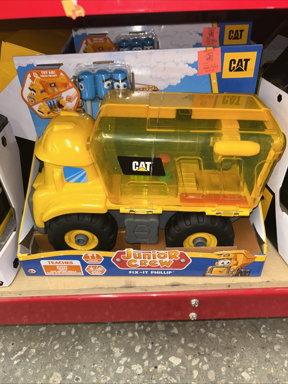 CAT Junior Crew Fix-It Philip – Interactive Construction Truck Toy (Read Below)