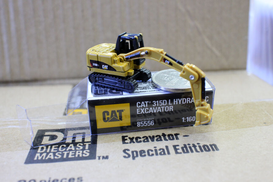 1:160 Scale 315D-L Hydraulic Excavator Engineering Diecast Masters CAT #85556