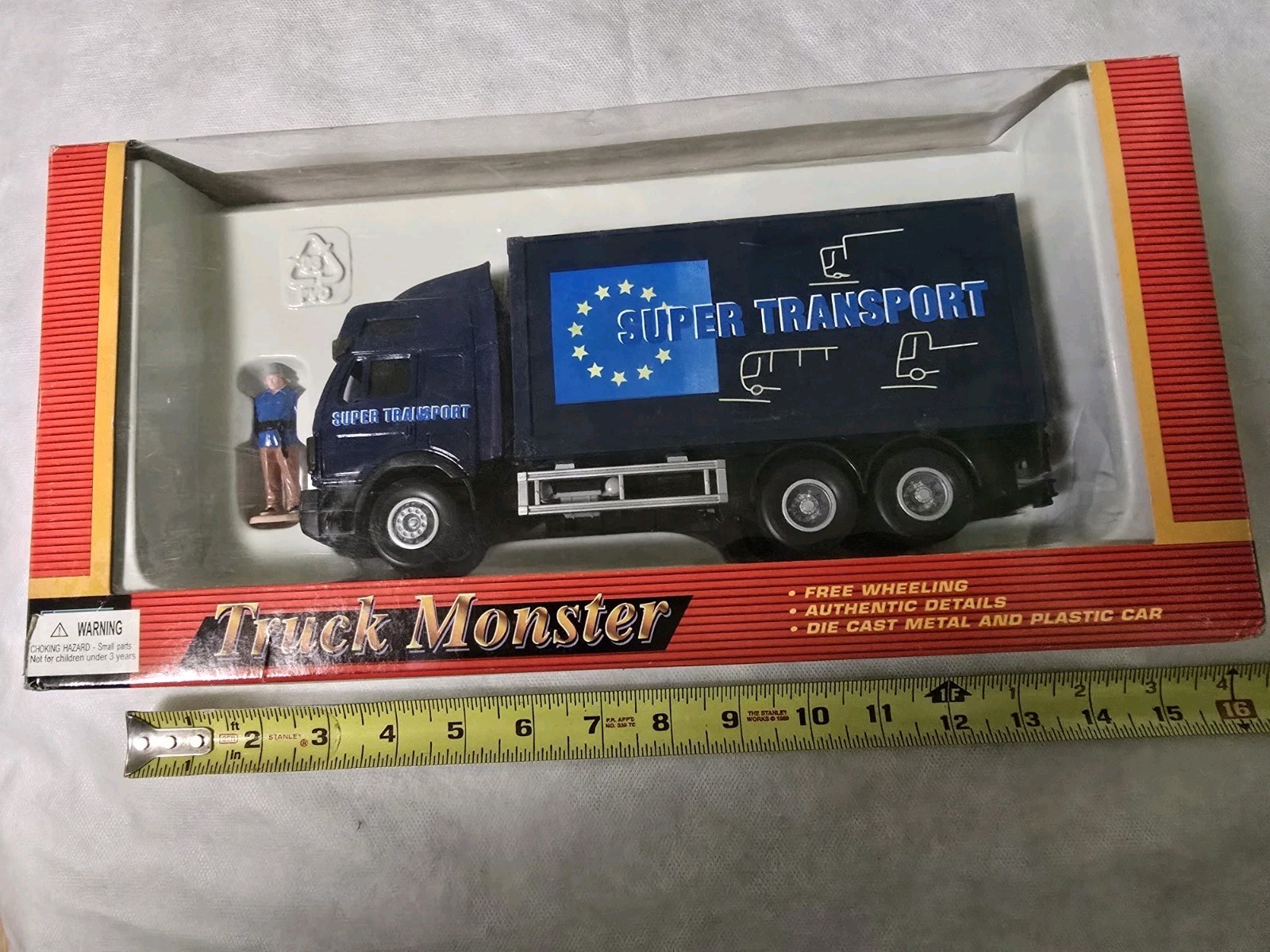 Autocraft Gift Set Series Truck Monster die cast item No. AC520 eurotran Trailer