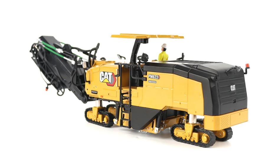 DIECAST MASTERS – Construction Machine with Driver – Modern Hex – CAT PM622 …