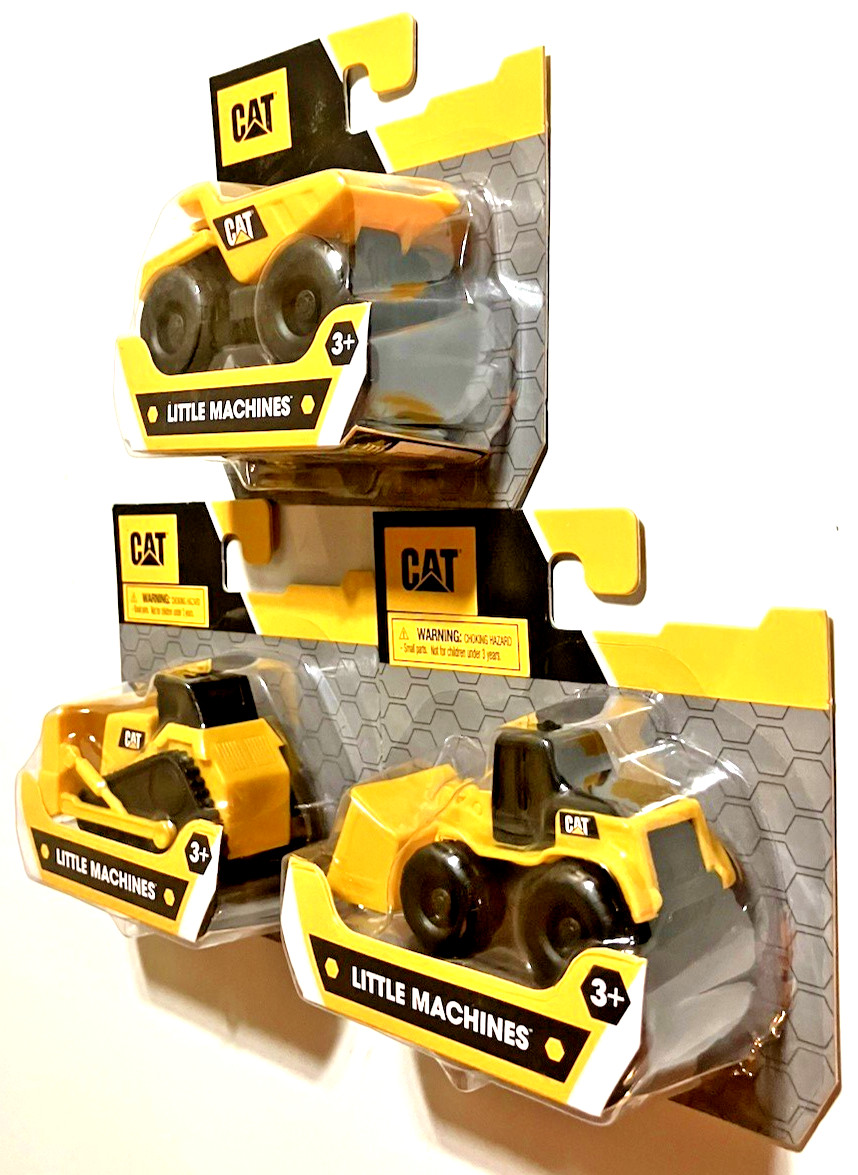 CAT LITTLE MACHINES ~2024~Dump Truck- Bulldozer-Wheel Loader~ 3.5″ ~FUNRISE~ New