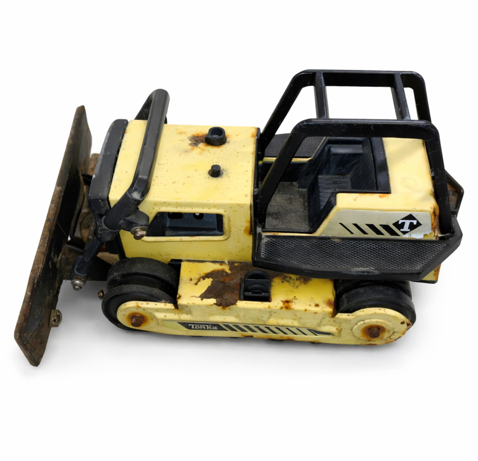 Vintage Tonka Bulldozer Pressed Steel 13” No Tracks Parts Repair Restoration