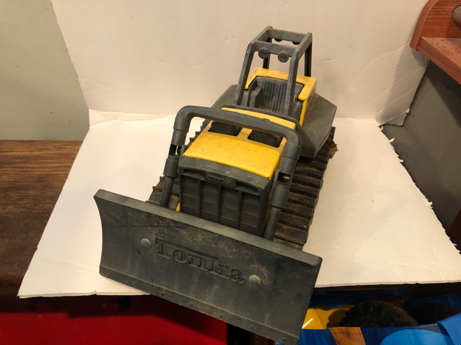Tonka 952 Retro Classic Steel Bulldozer Construction Toy