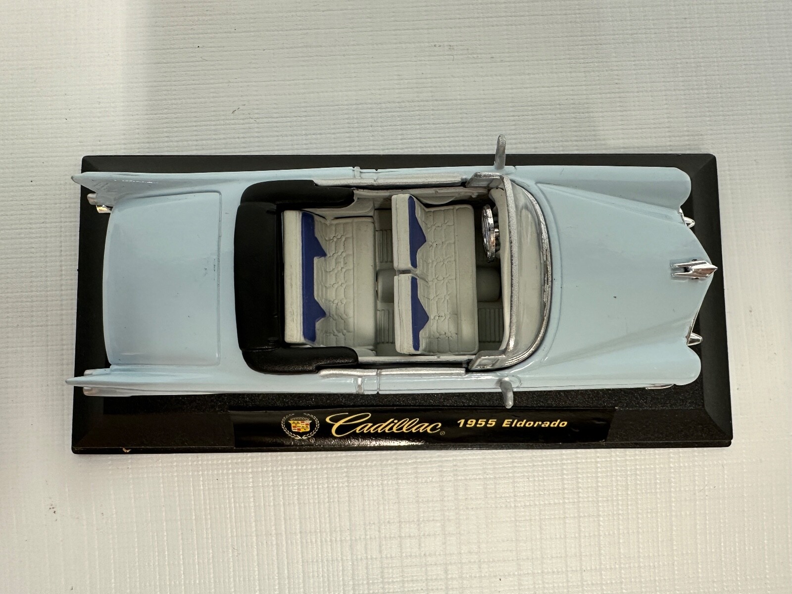 New-Ray SS-48387 1:43 Light Blue 1955 Cadillac El Dorado Convertible Car
