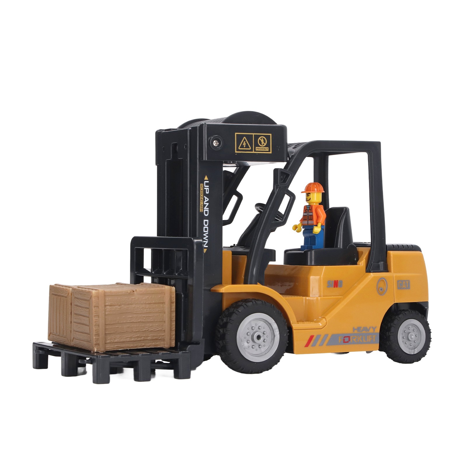 1:24 Remote Control Forklift Full Functional Sound And Light Alloy Forklift