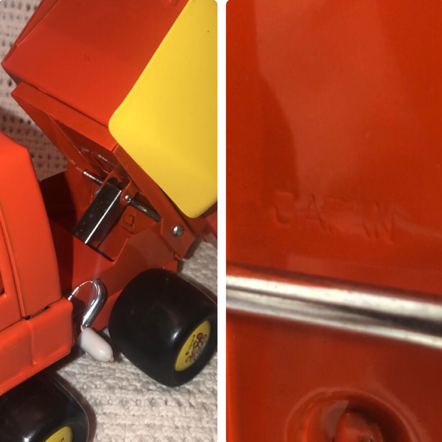 Vtg 1970s 1971 Hasbro Romper Room Mr. Do Bee Dump Truck & Shovel NIB Box No. 551