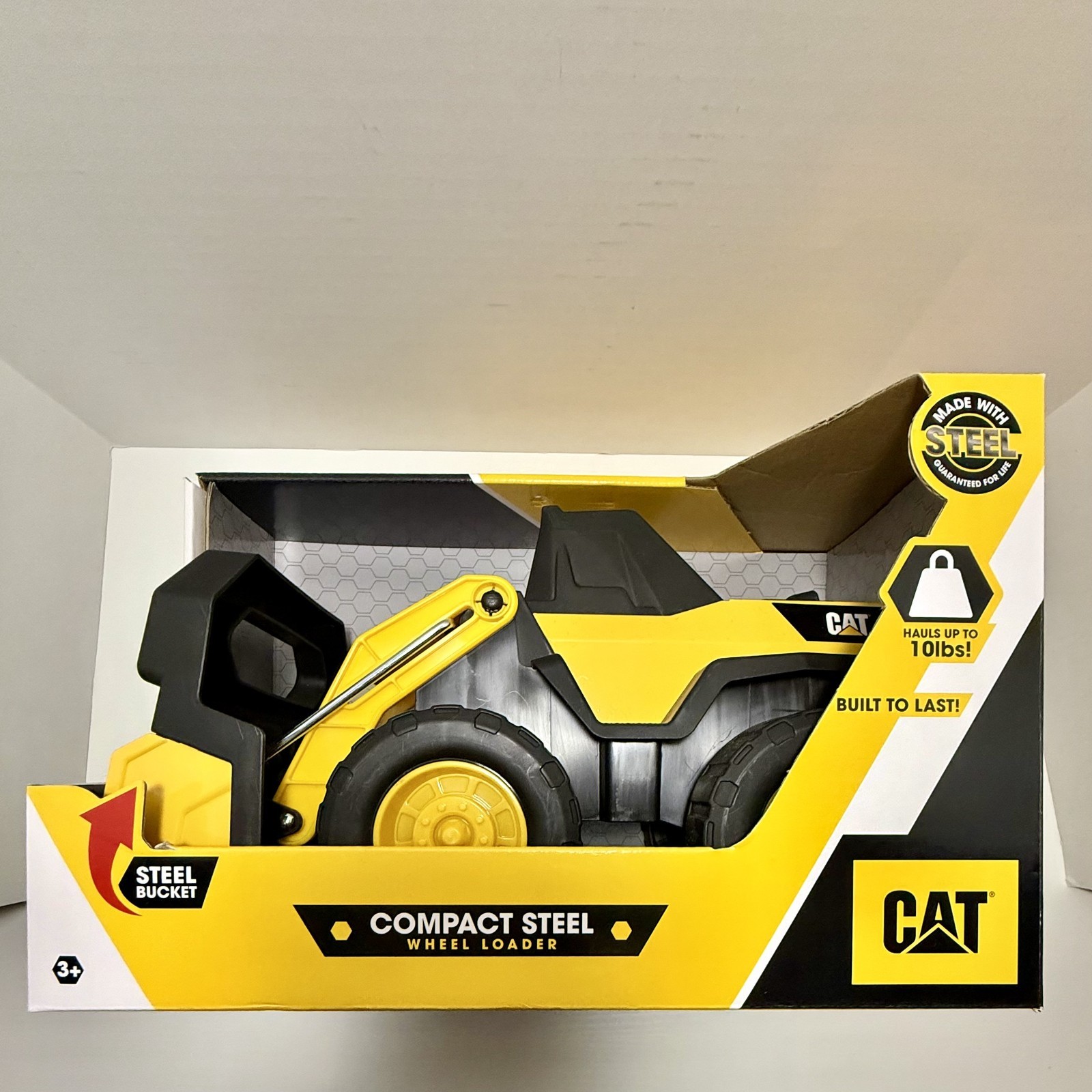 CAT Construction 12″ Wheel Front End Loader Toy Truck Metal Steel MPN 83427