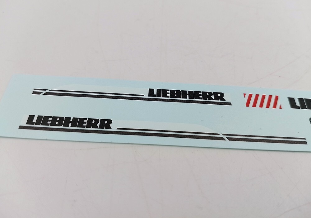 Liebherr R954B decals kit for 1:50 Conrad excavator models, construction machinery, excavators