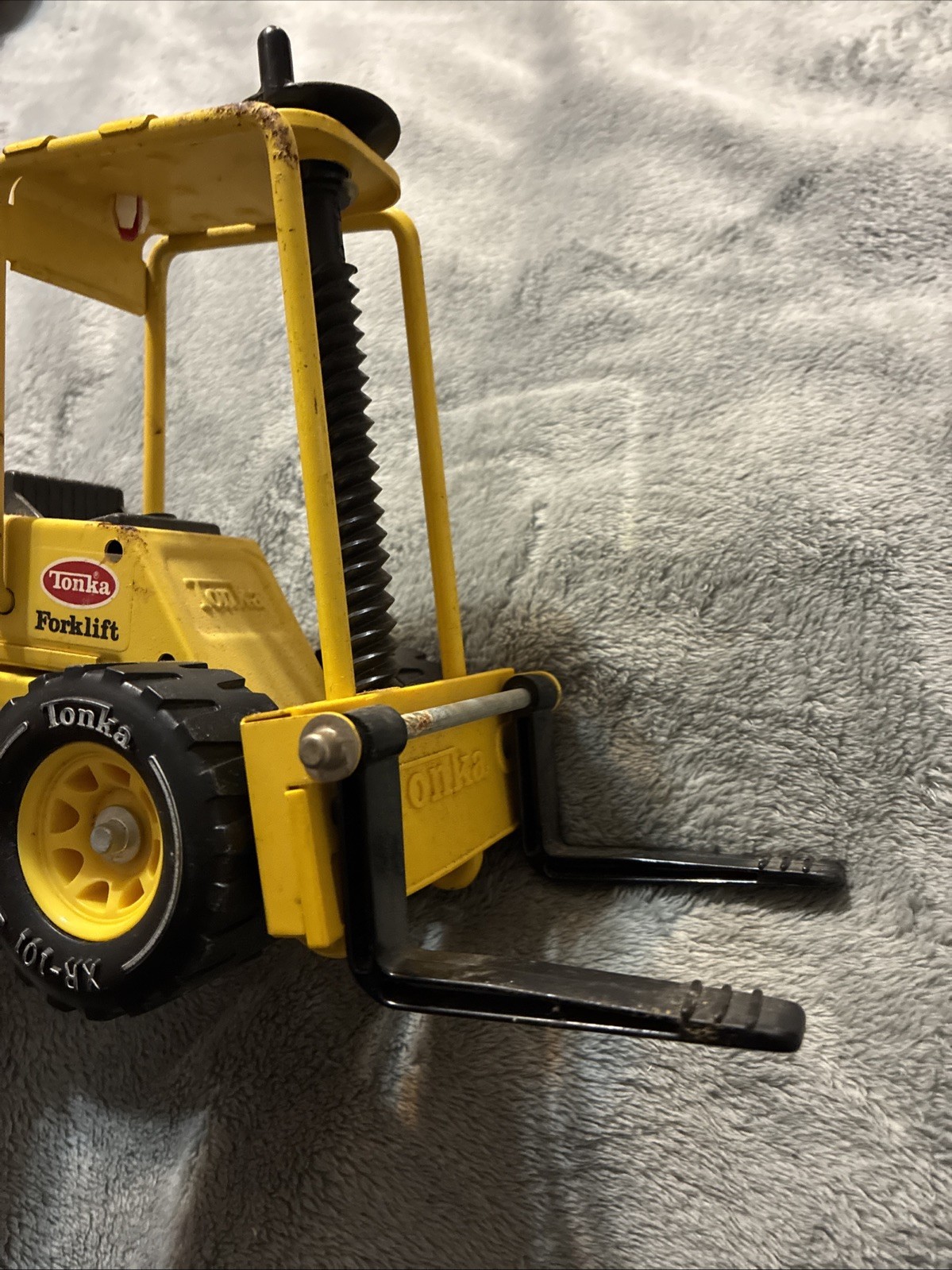 Vintage Tonka Truck 52900 Pressed Steel Metal Toy Forklift XR-101. Good Shape