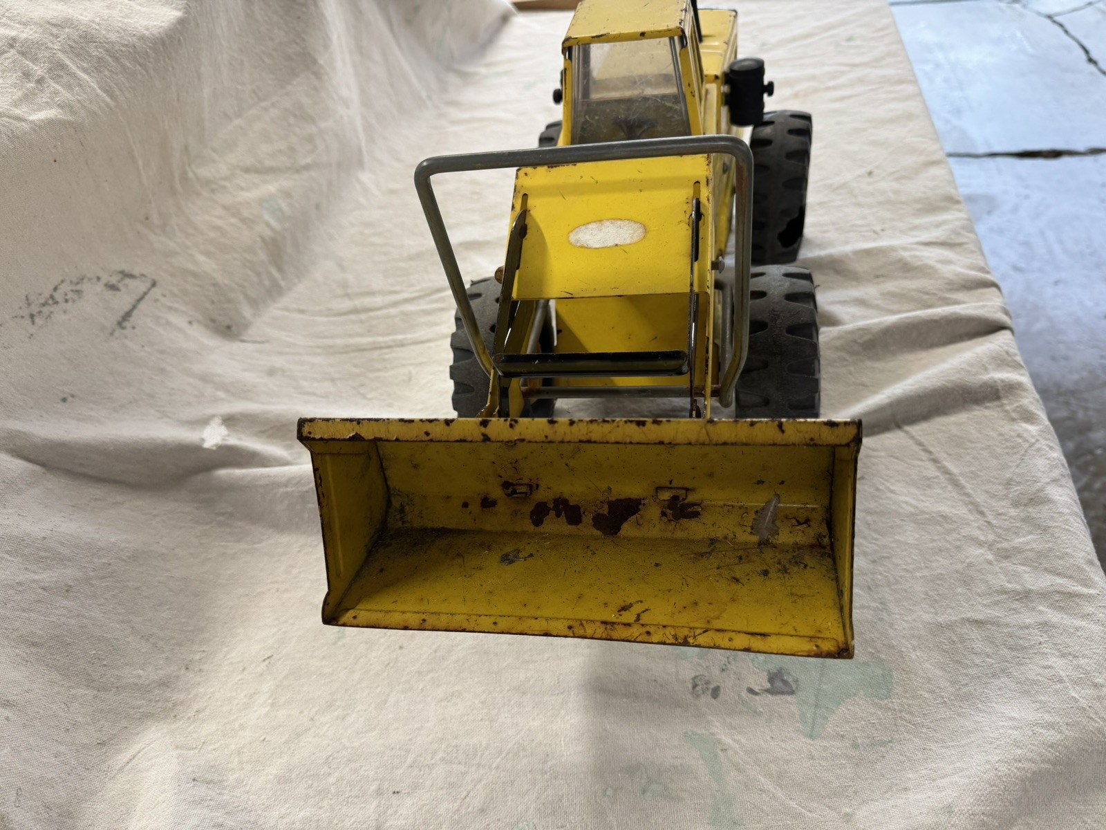 Vintage 70s Tonka Front End Loader Large with Wear