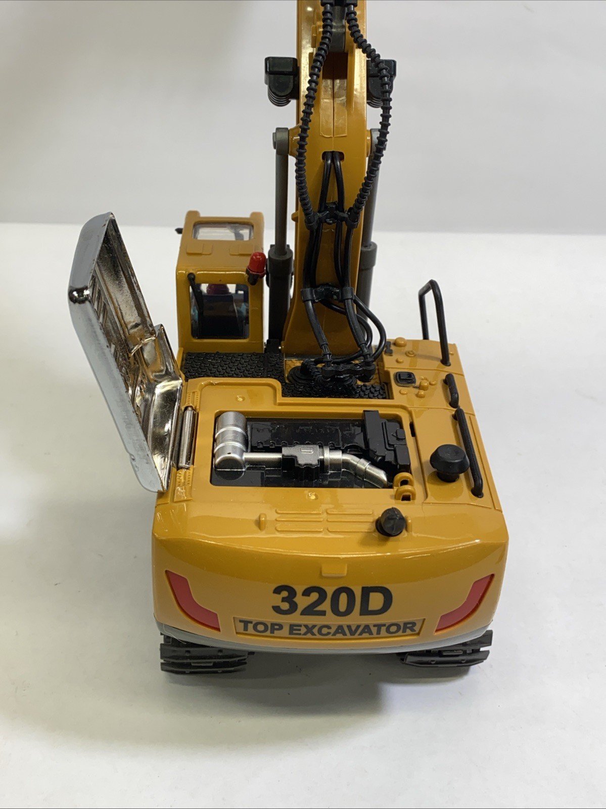 320D Top Excavator Diecast/Plastic Construction Model Yellow Black No Charger