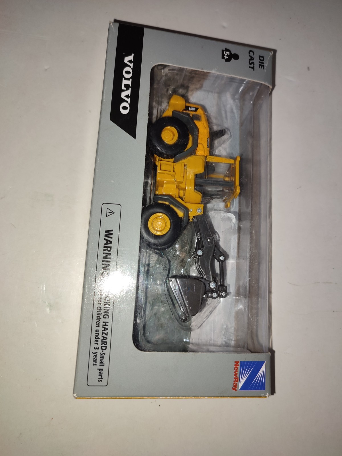 NEW RAY – VOLVO L60H WHEEL LOADER – 1/55 – BOX – NEW