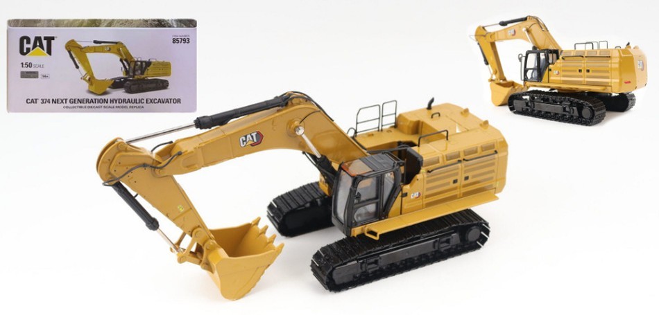 Diecast Master CAT 374 Hydraulic Excavator 1:50 Diecast Vehicle Model