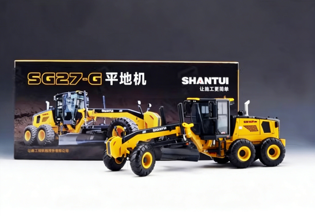 1:35 29CM SHANTUI SG27-G Motor Grader Construct Equipment Machine Diecast Model