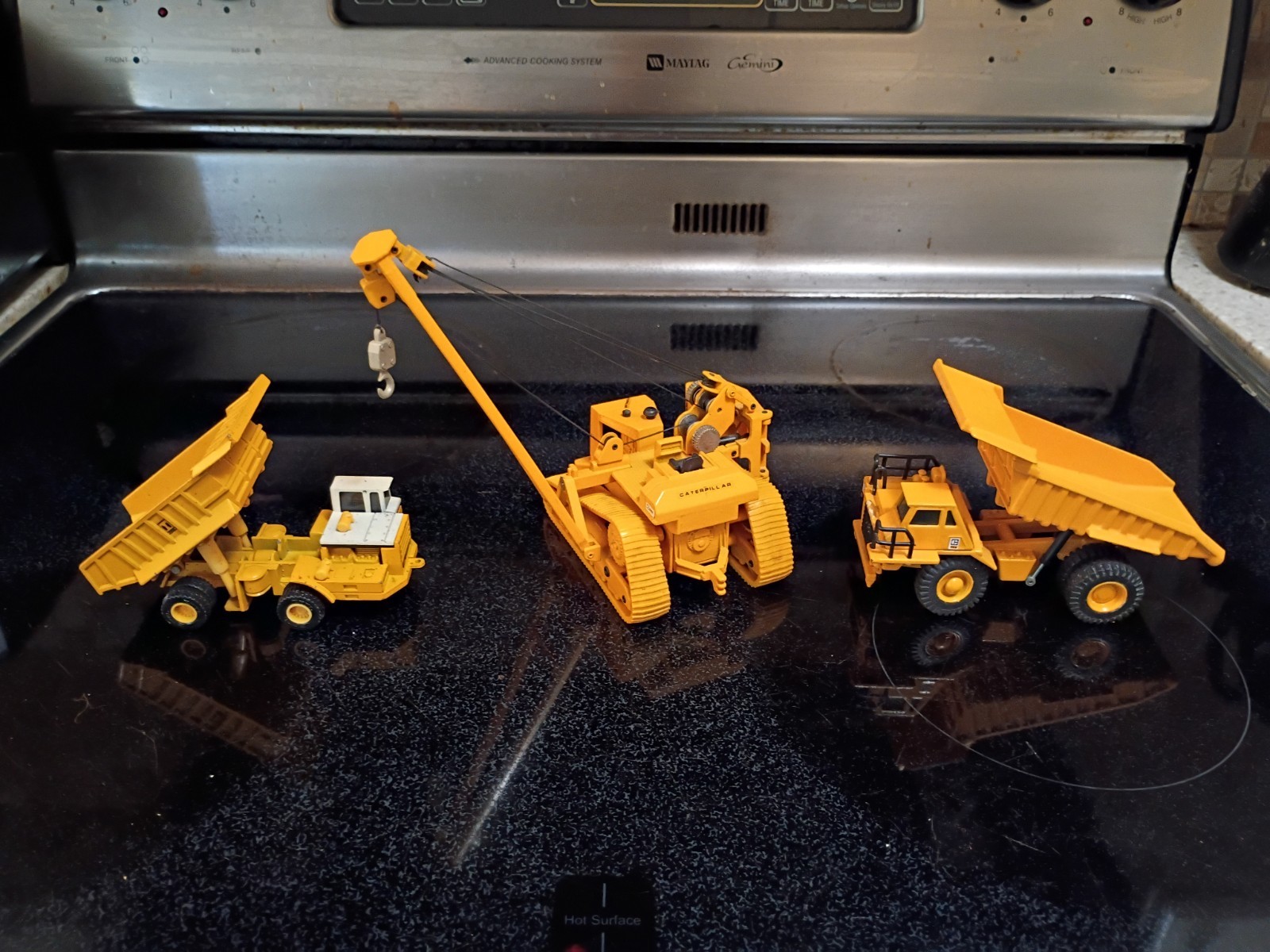 Joal Miniatures Diecast Caterpiller Pipe Layer More Lot