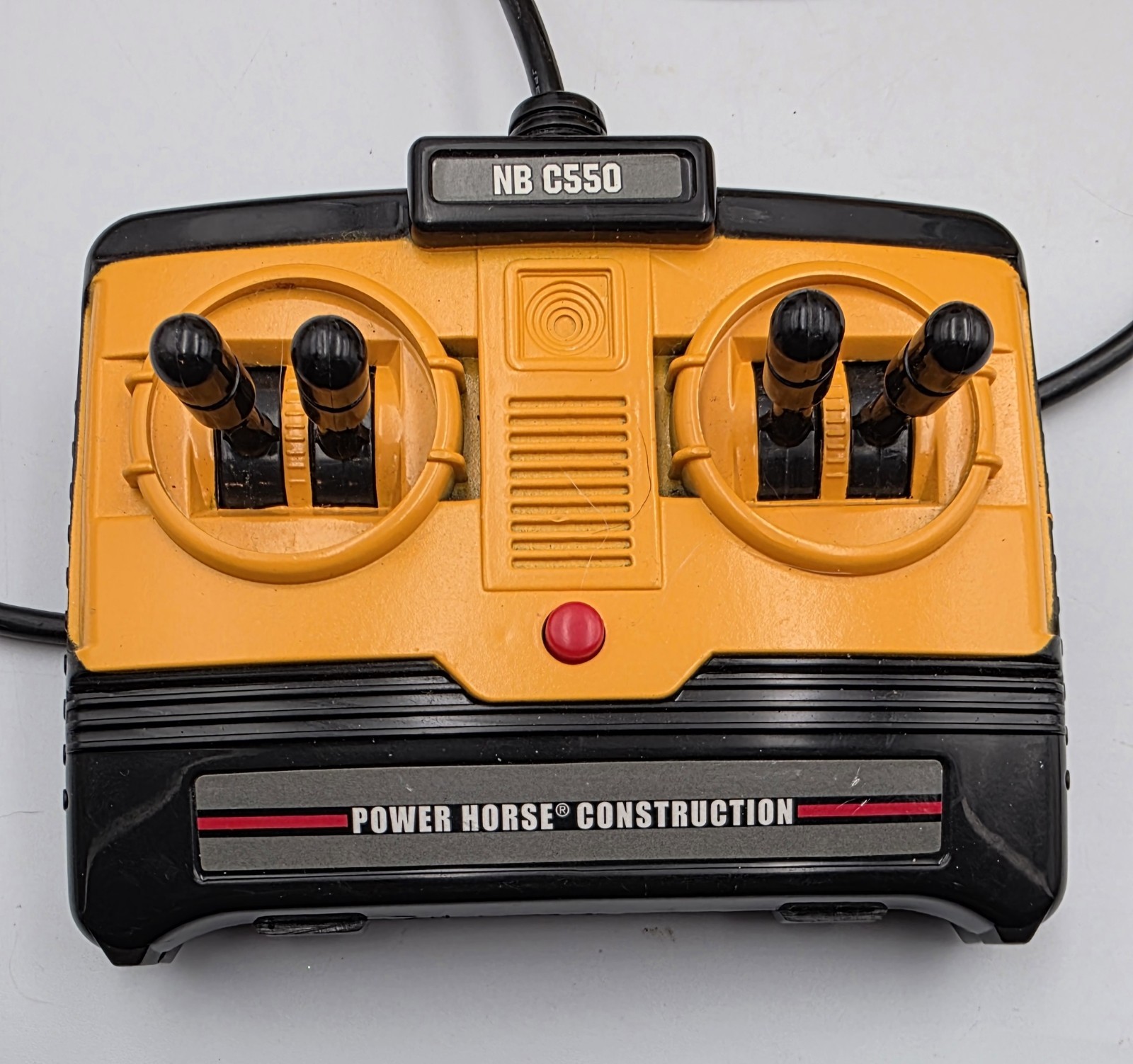Vtg Power Horse Electronic Construction Toy Wheel Loader Work Zone C550 Model