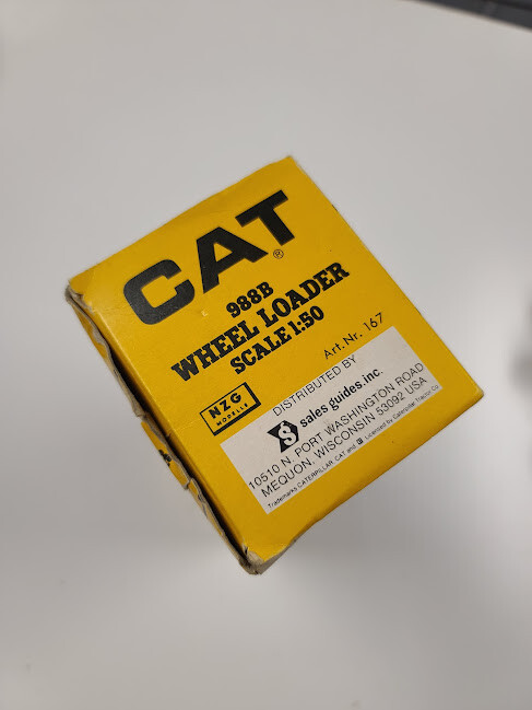NZG 1:50 CAT 988B Wheel Loader No.167 Die Cast Construction Caterpillar Germany