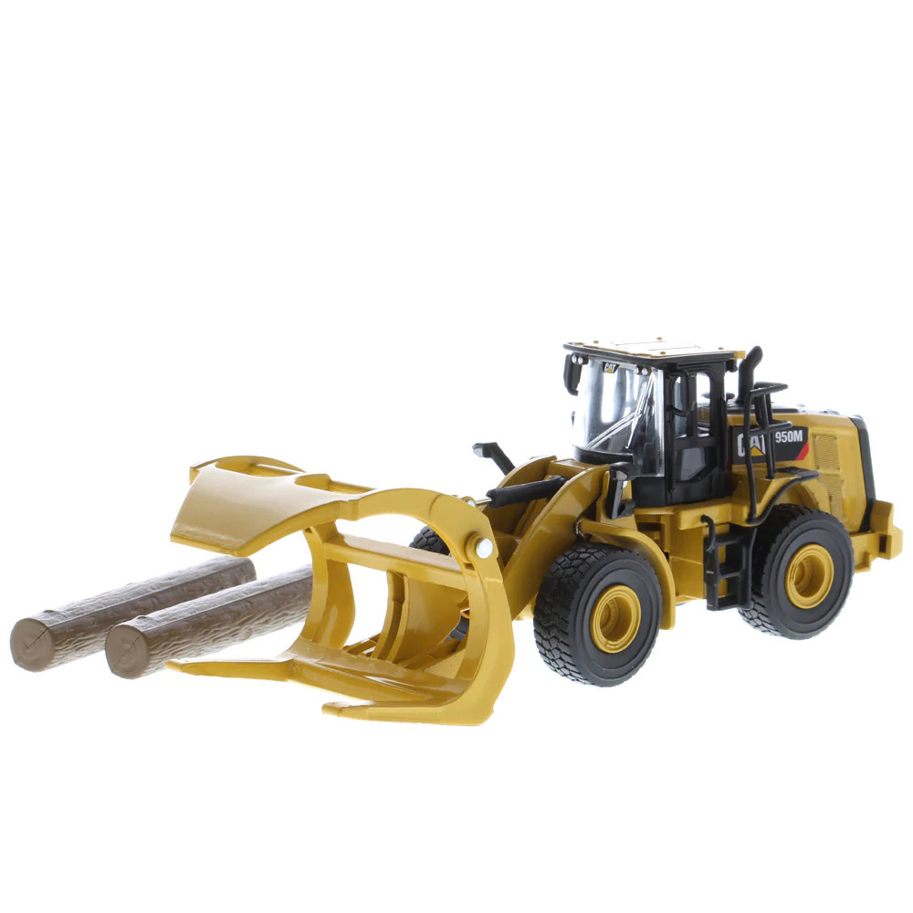 Caterpillar Cat 950M Wheel Loader Log Fork 1:64 Scale Diecast Masters 85635