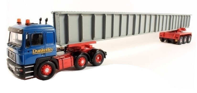 Corgi 76802 MAN Tractor + Bogie + Bridge Beam – DUNKERLEY 1/50 Die-cast MIB