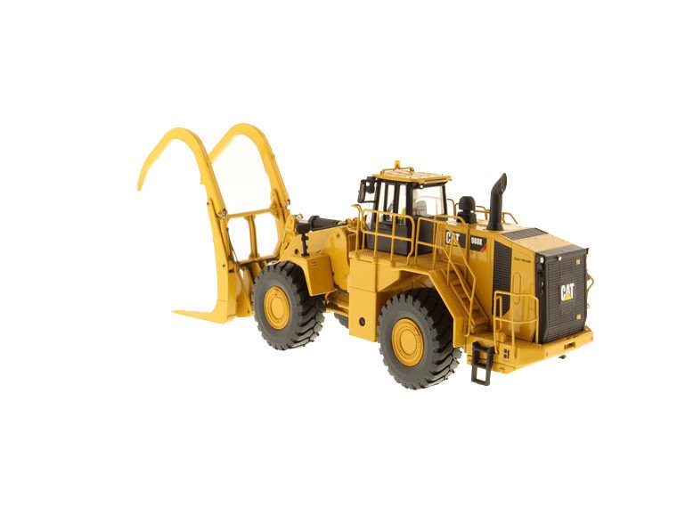 DM 1:50 CAT 988K Caterpillar Wood Handler Model Alloy Vehicle Model 85917