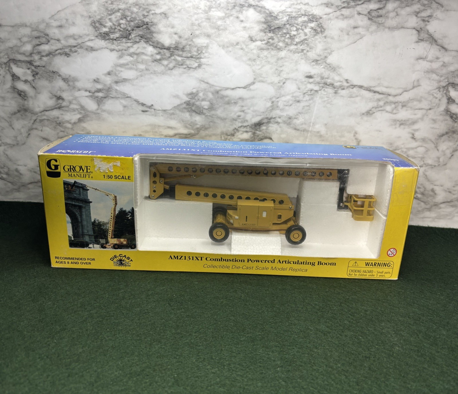 Norscot GROVE Manlift AMZ131XT 1:50 Die Cast Collectible Scale Model (30099)