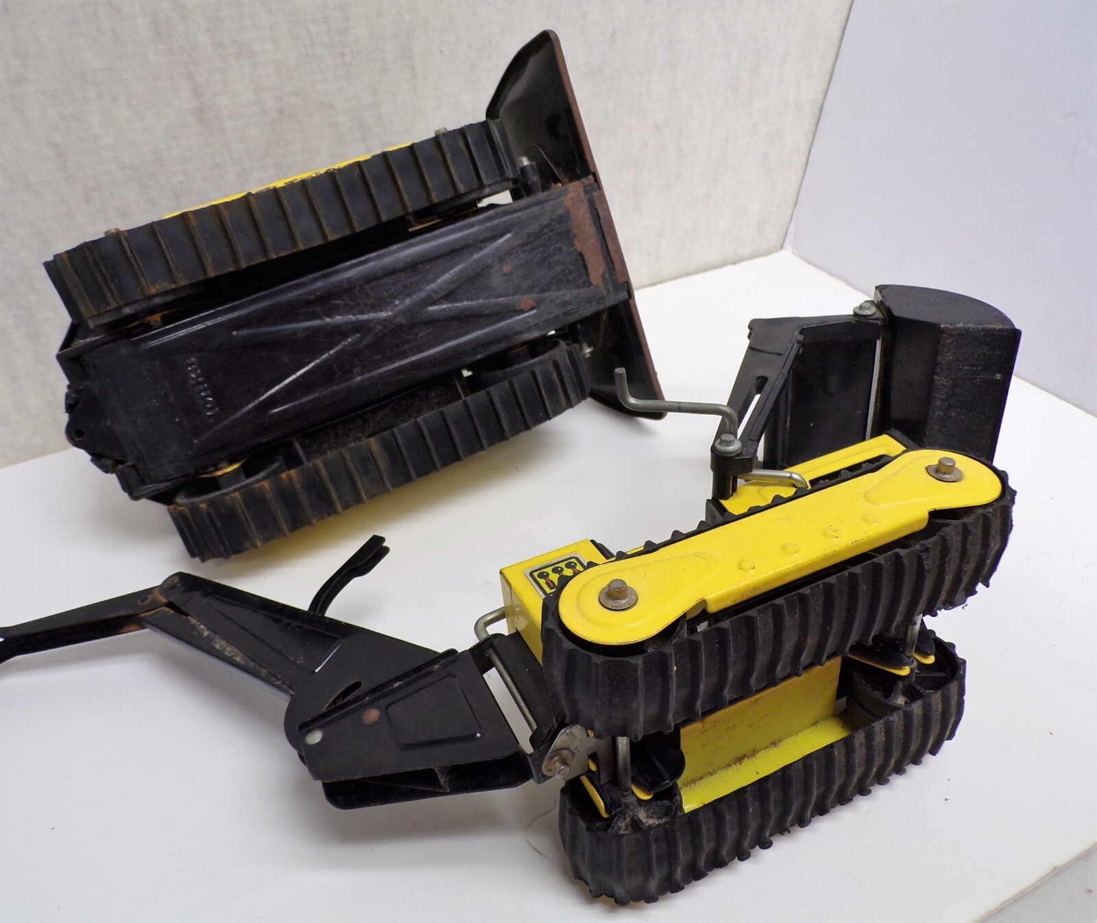 VTG Tonka T6 Backhoe Bulldozer Crane 810659 & Steel Classics Bulldozer 952 RS1-4