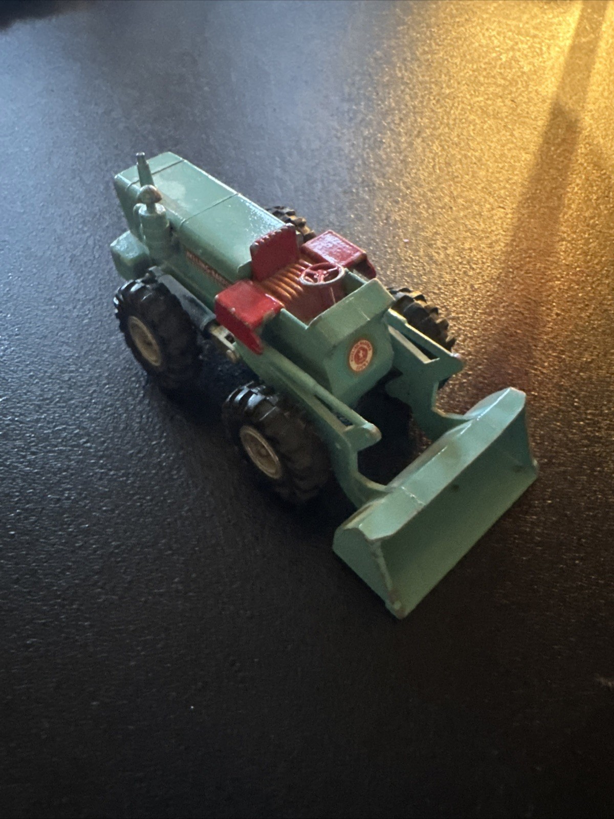 Vintage Matchbox Lesney King Size K-10 Blue Aveling Barford w/Silver Wheels EUC