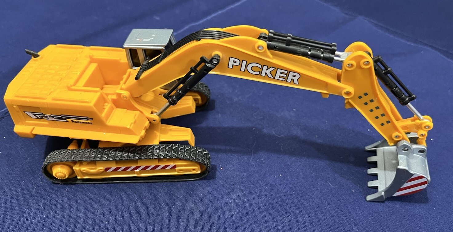 Collectible Rollsman Picker Excavator Digger scale 1:60 Vintage Construction Toy