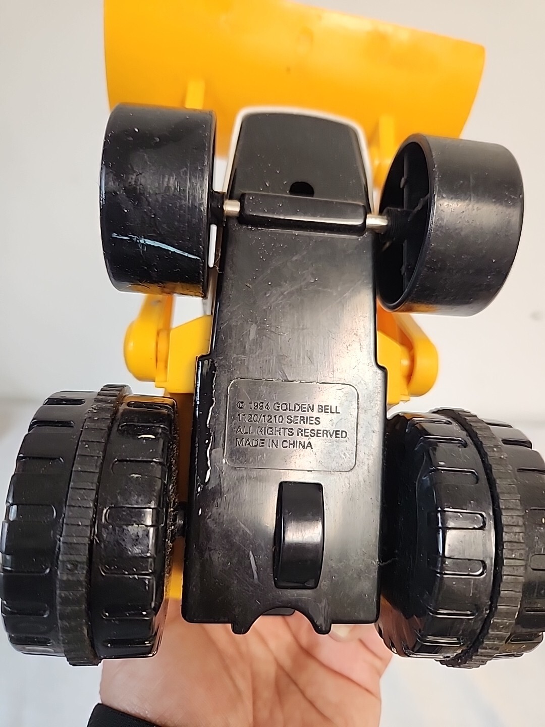 Vintage Golden Bell 1994 Friction Tractor Bulldozer 6.5″