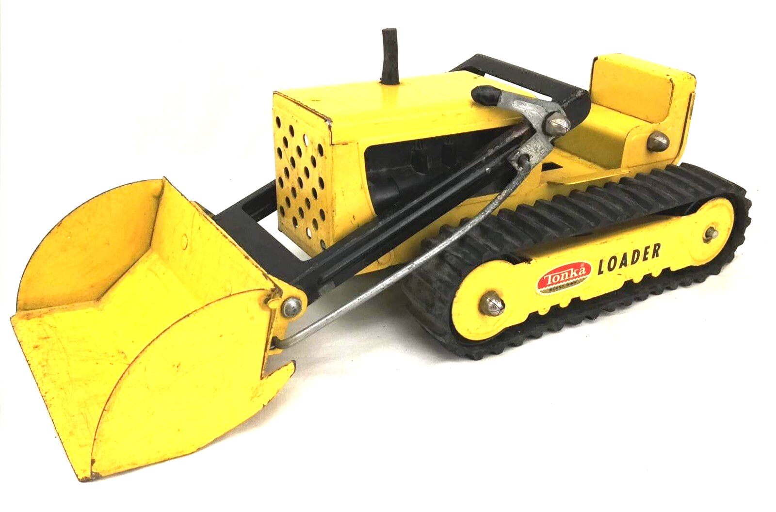 Vintage 1964 TONKA Loader Steel Crawler Dozer Tracked Works