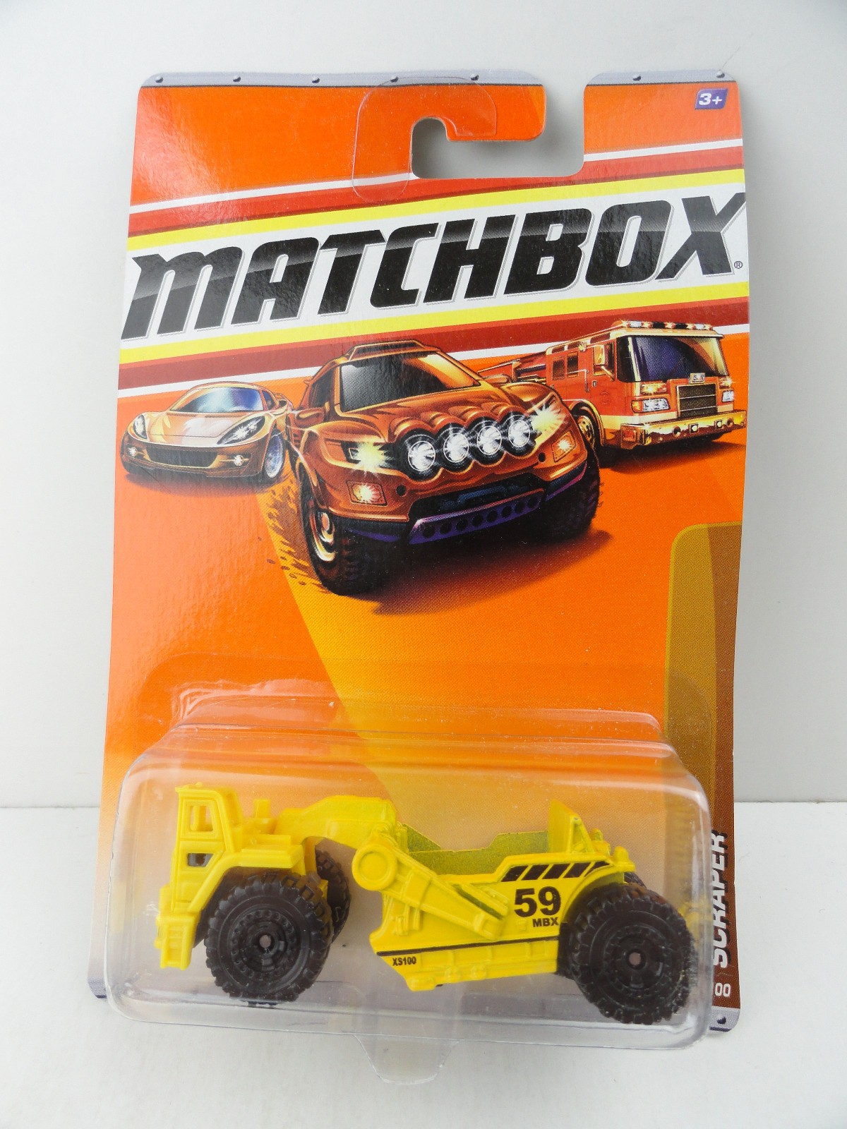 2010 Matchbox #40 Scraper (Yellow #59)