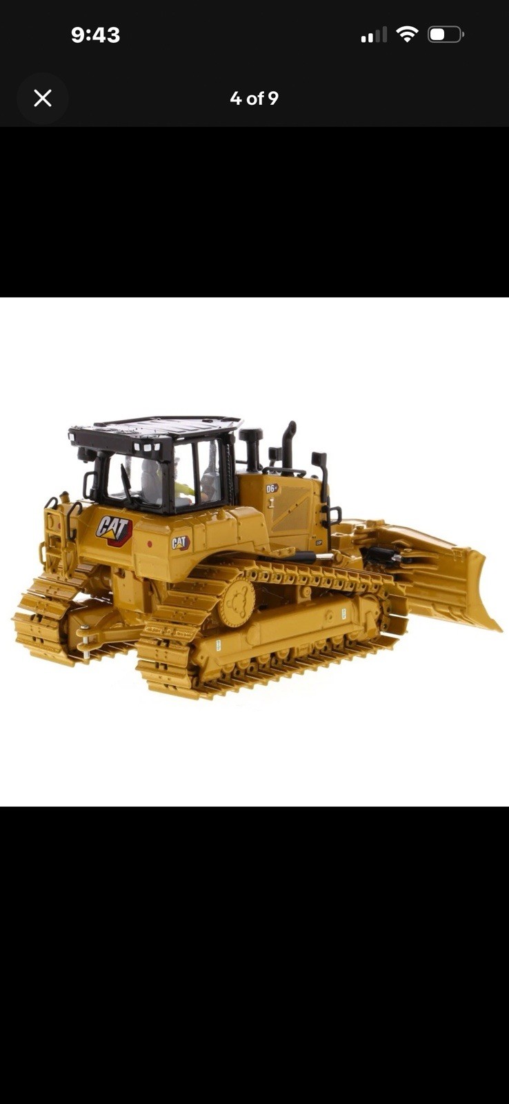 Diecast Masters CAT D6 XE LGP VPAT Dozer High Line 1:50 Yellow/Black Case