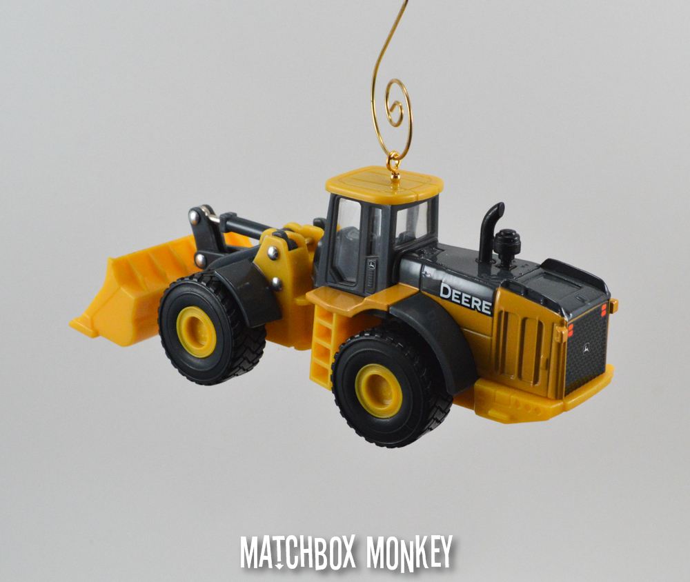 Custom John Deere 524K Wheel Loader 1/64 Christmas Ornament Caterpillar CAT