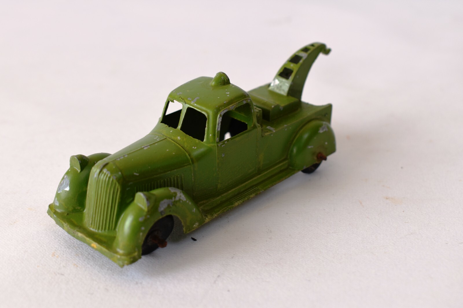 Vintage Toby Toy Breakdown Truck Metal Masters Diecast Truck England Green “F12