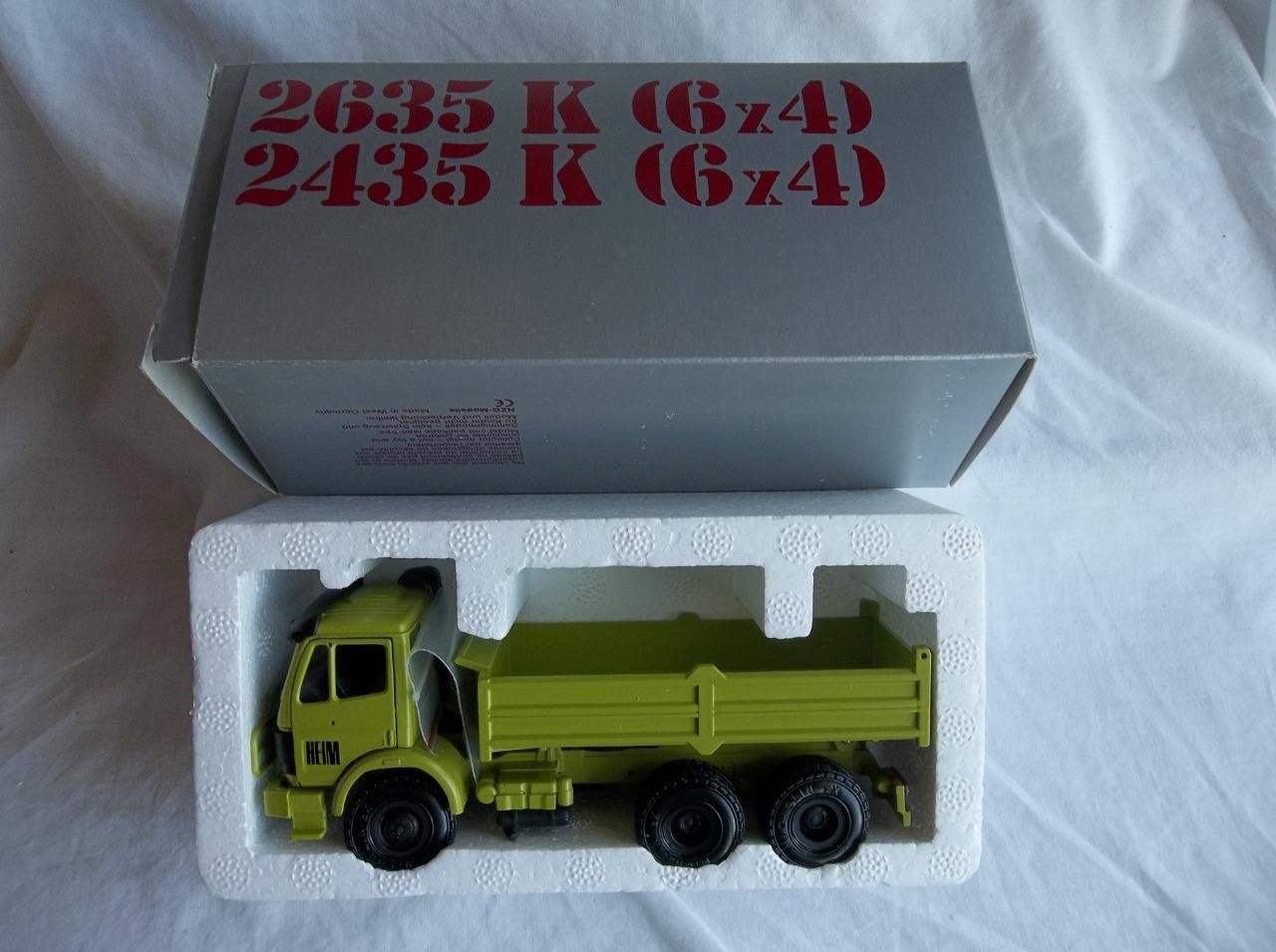 NIB NZG 315.04 Mercedes Benz Heim Tipper/Dump Truck Diecast Orig Box 1:43